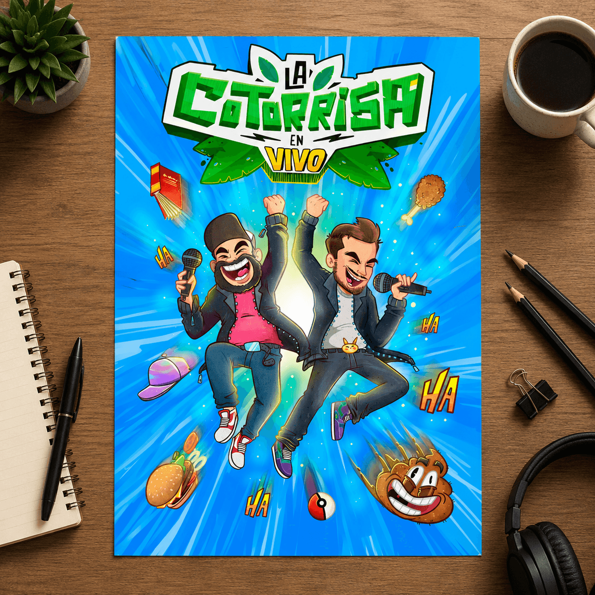 Póster FIRMADO — LA COTORRISA - Imagen 1